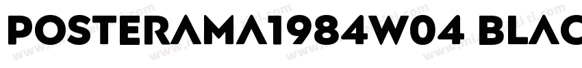 posterama1984w04 black字体转换